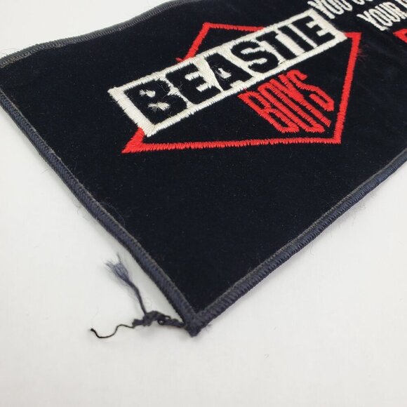 Beastie Boys Vintage Patch 90s Felt Fight Right Party Iron On 10.25x4" NOS - Picture 7 of 11